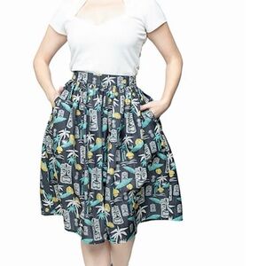 Tiki in Paradise Skirt from Steady